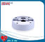 White EDM Machine Parts Ceramic Pinch Roller F406 80D x 25mm nhà cung cấp